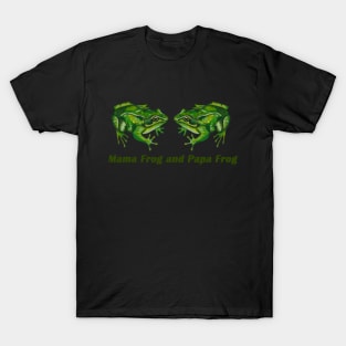 Papa Frog ana Mama Frog T-Shirt